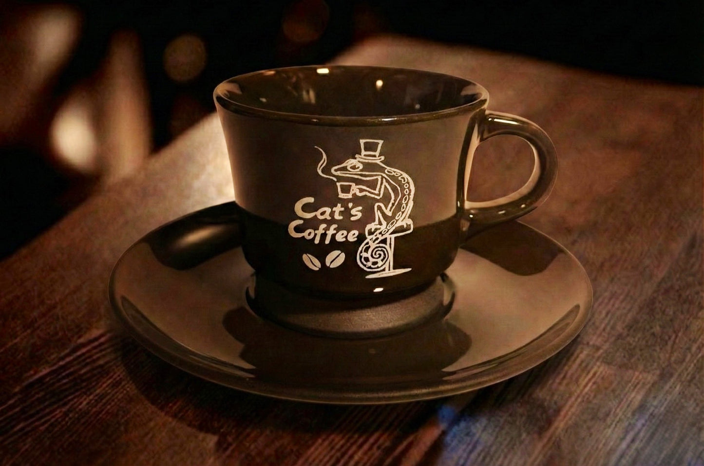 猫守宮珈琲店~珈琲カップ&ソーサーset~