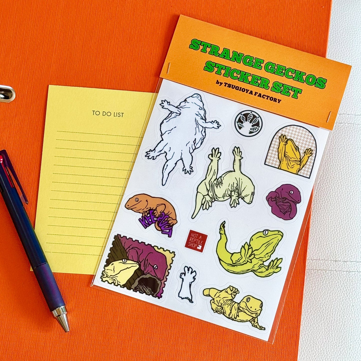 Strange Geckos Sticker set 【B】