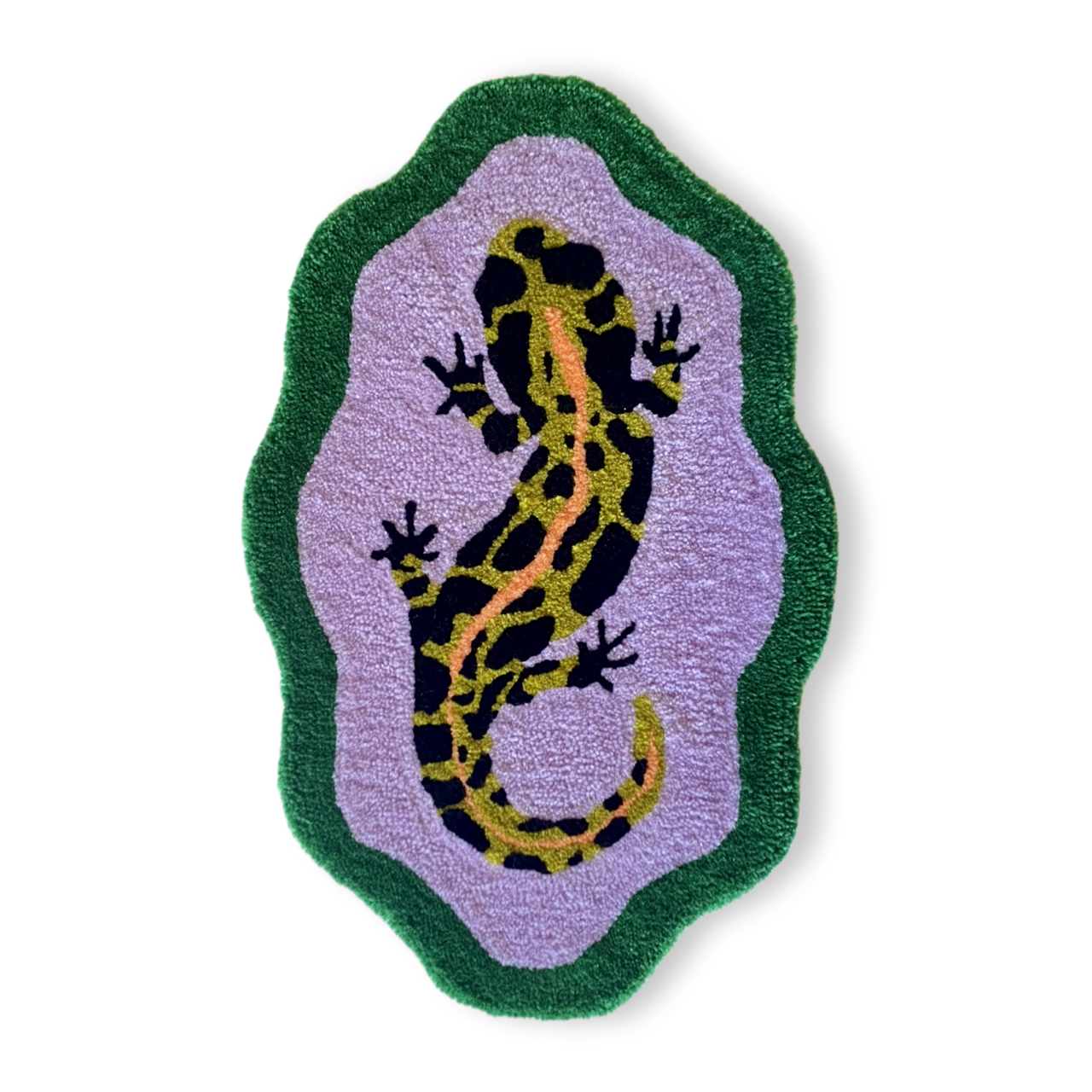 【REPTILE RUGS】 Floating Salamander(Marbled Newt)