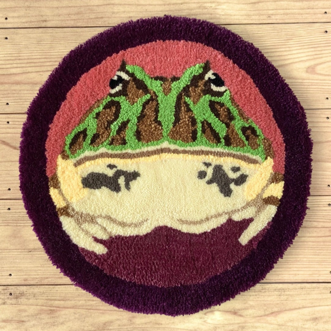 【REPTILE RUGS】"Reptile collection" Ceratophrys ornata × Lepidobatrachus laevis