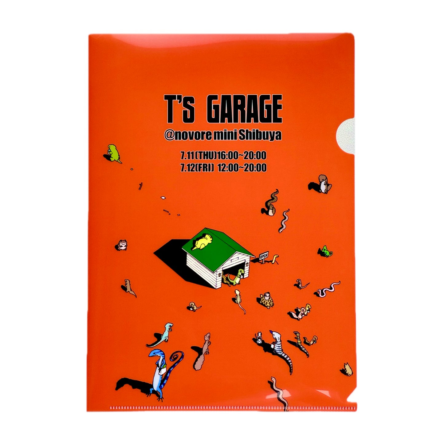 T's GARAGE A4クリアファイル