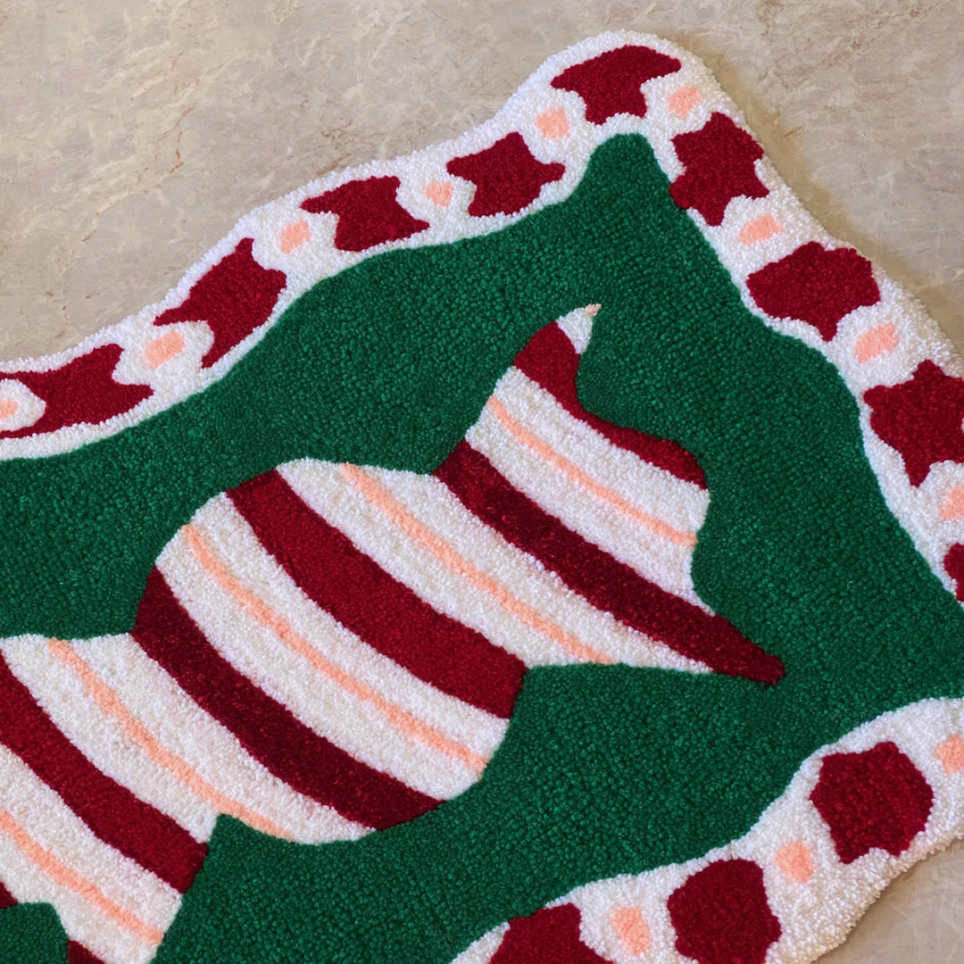 【REPTILE RUGS】"Candy Cane”(L)