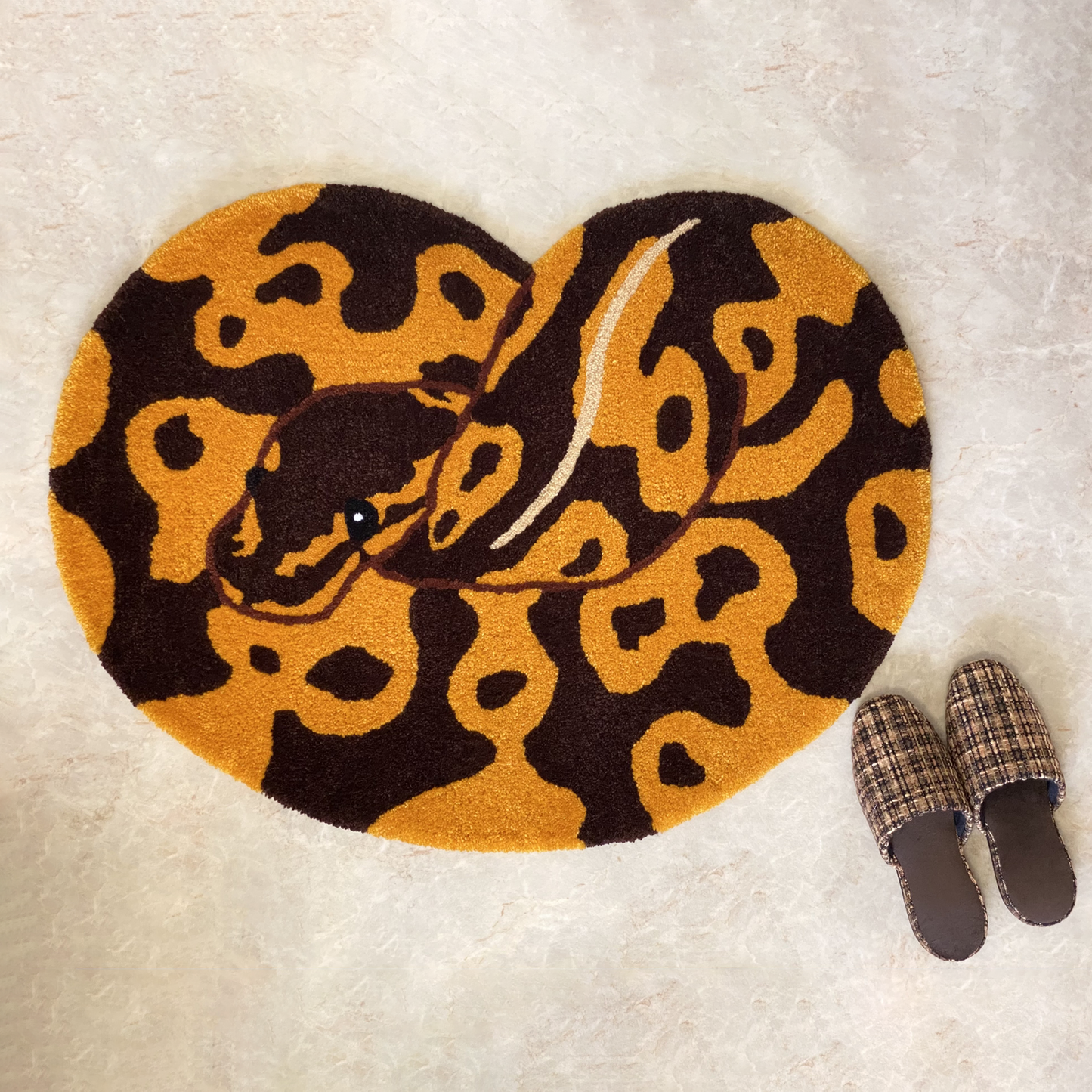 【REPTILE RUGS】 Python Heart
