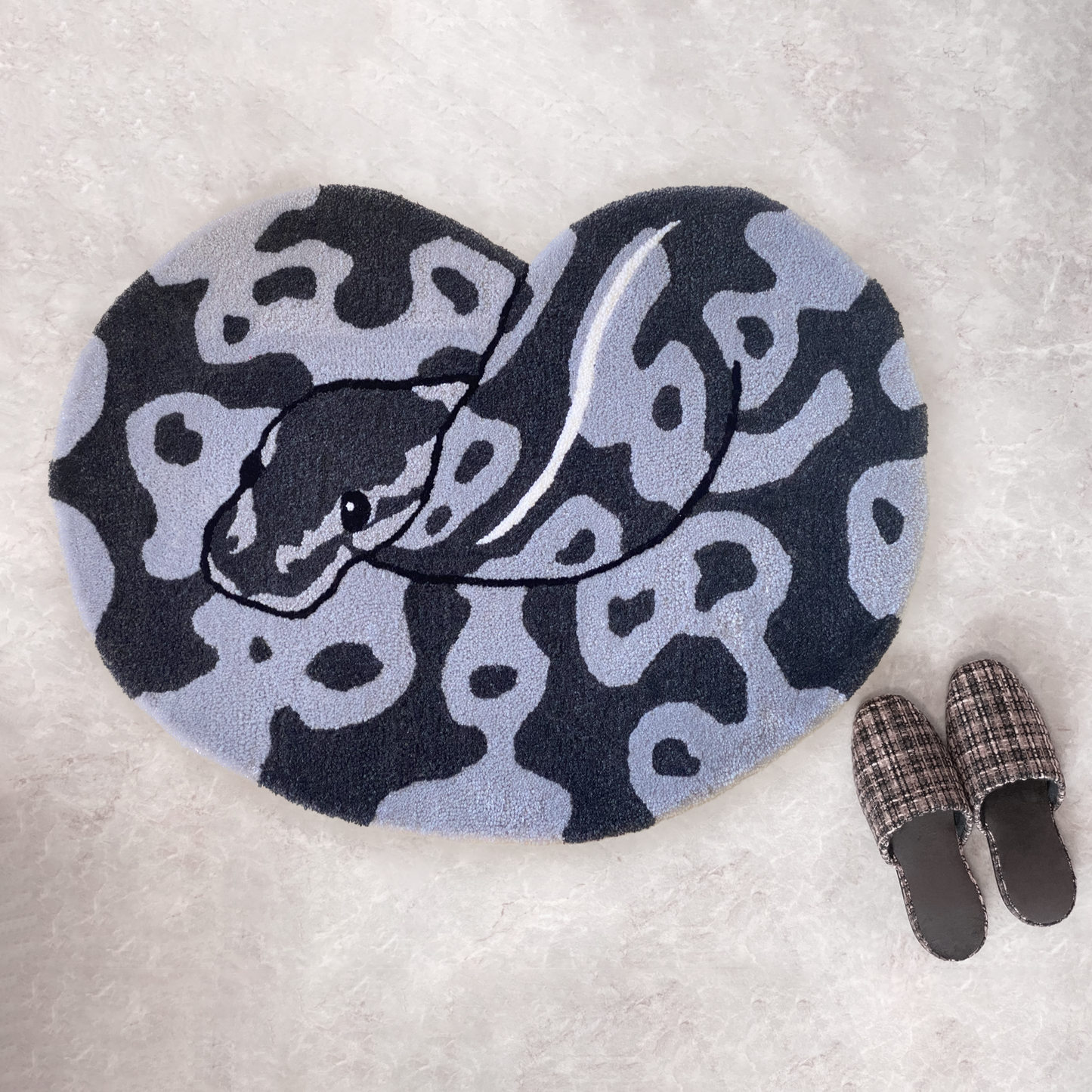 【REPTILE RUGS】 Python Heart(Axanthic)