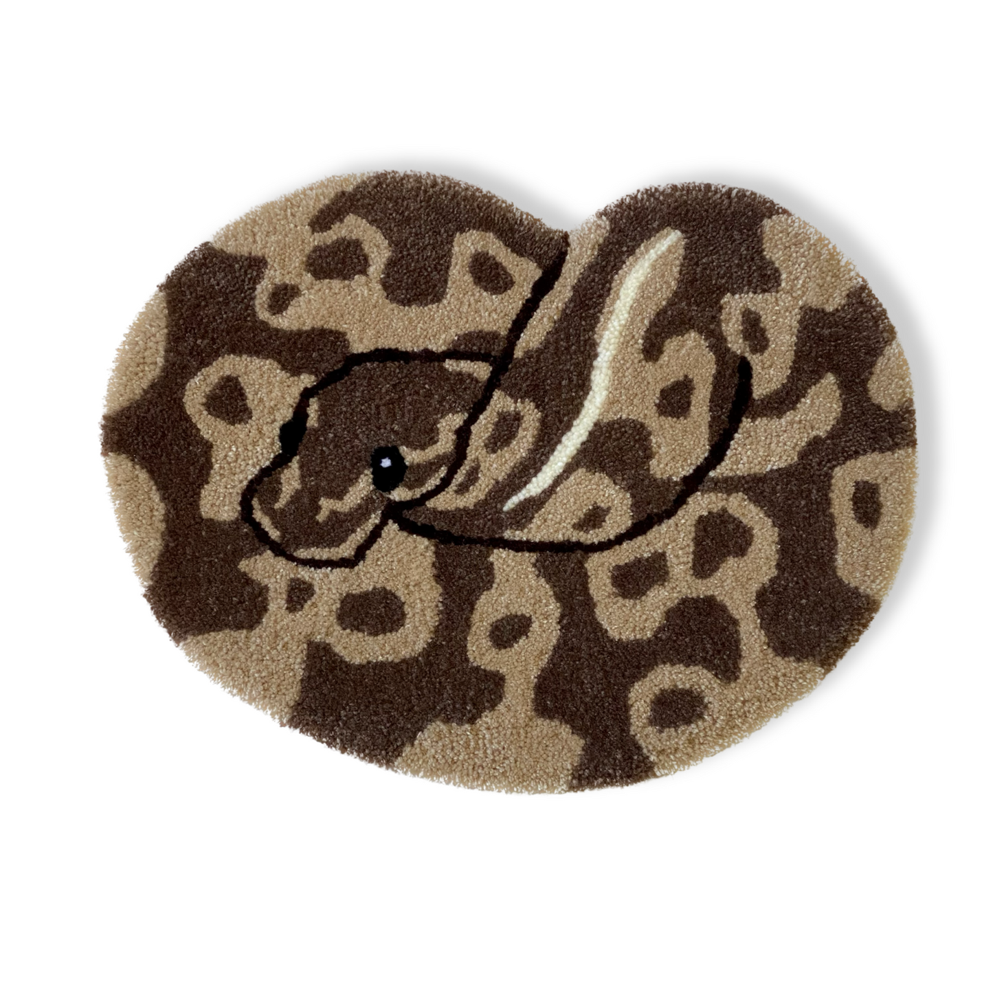 【REPTILE RUGS】 Python Heart chair rug