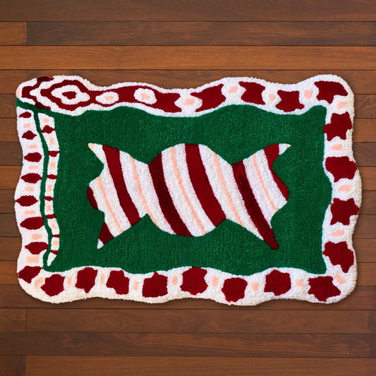【REPTILE RUGS】"Candy Cane”(L)